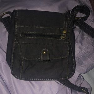Denim crossbody bag